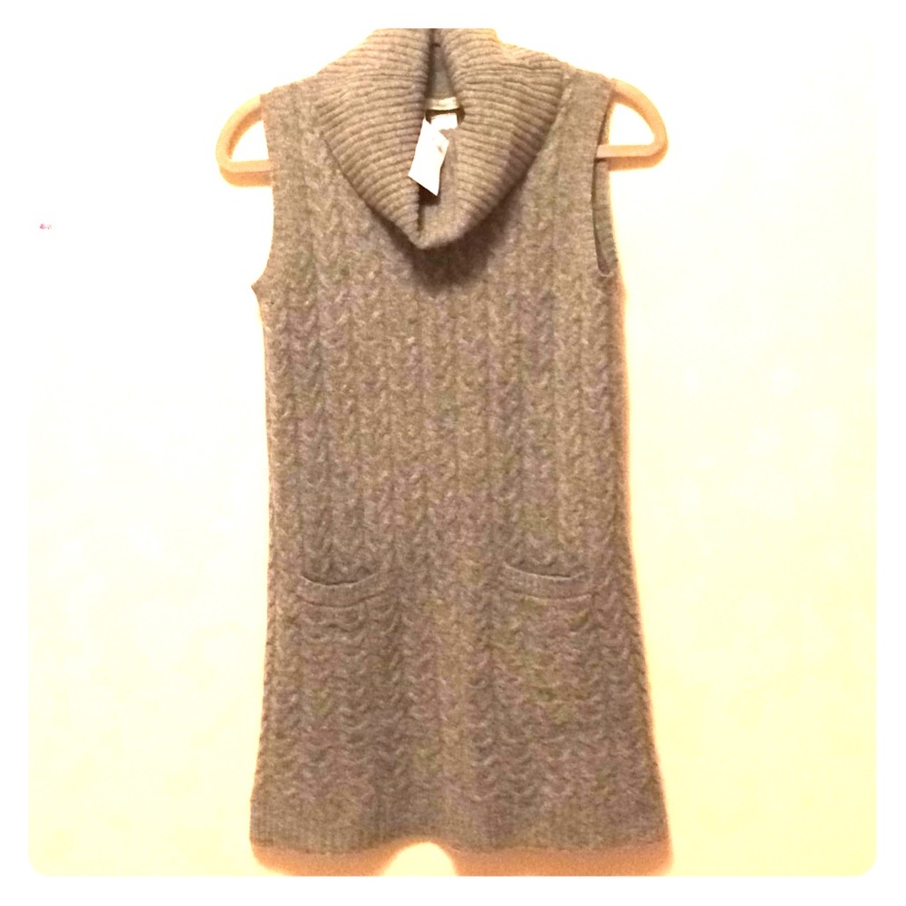 Crew cuts size 14 100% wool cowl neck dress